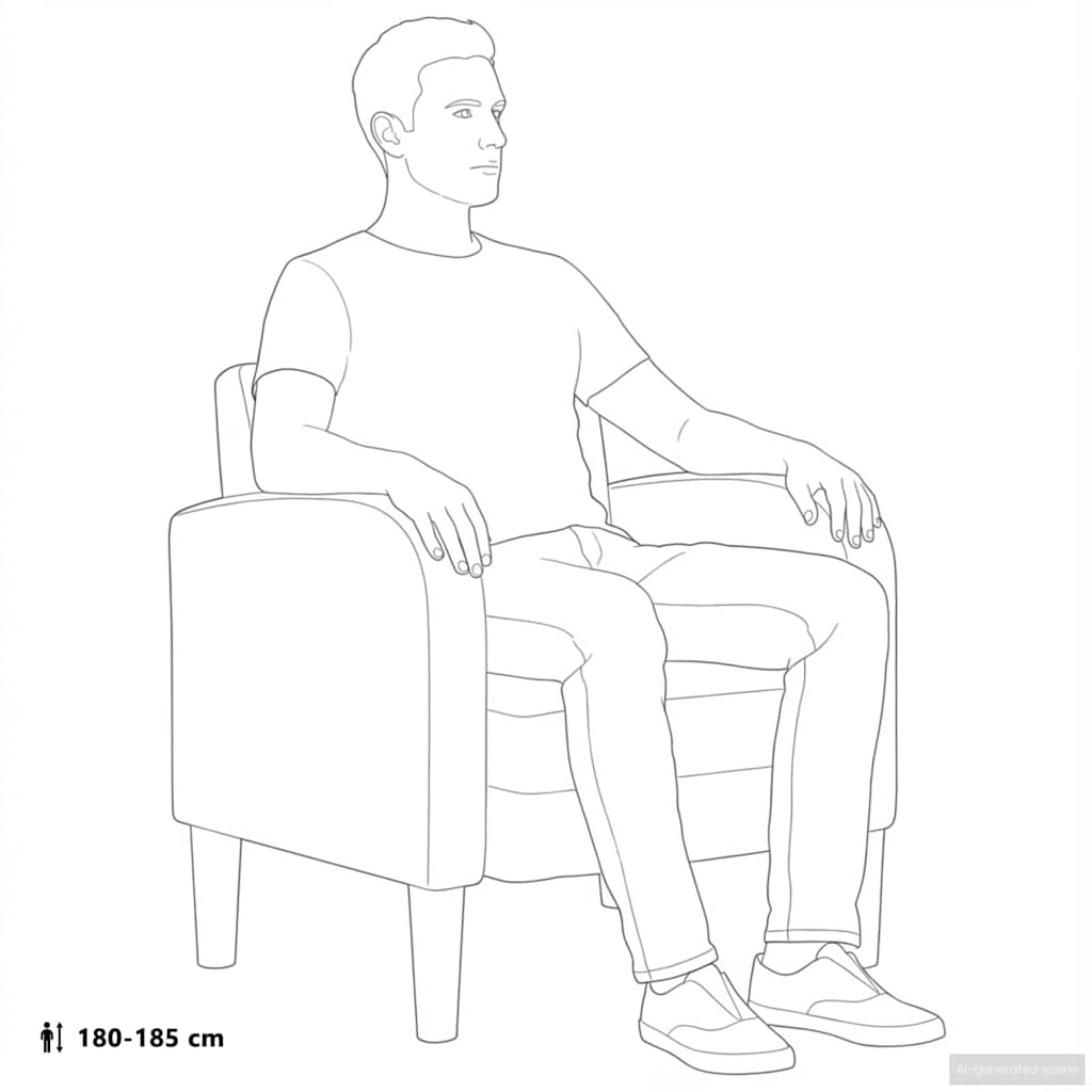 Sofa fotelja s naslonima za ruke smeđa 54 cm umjetna koža