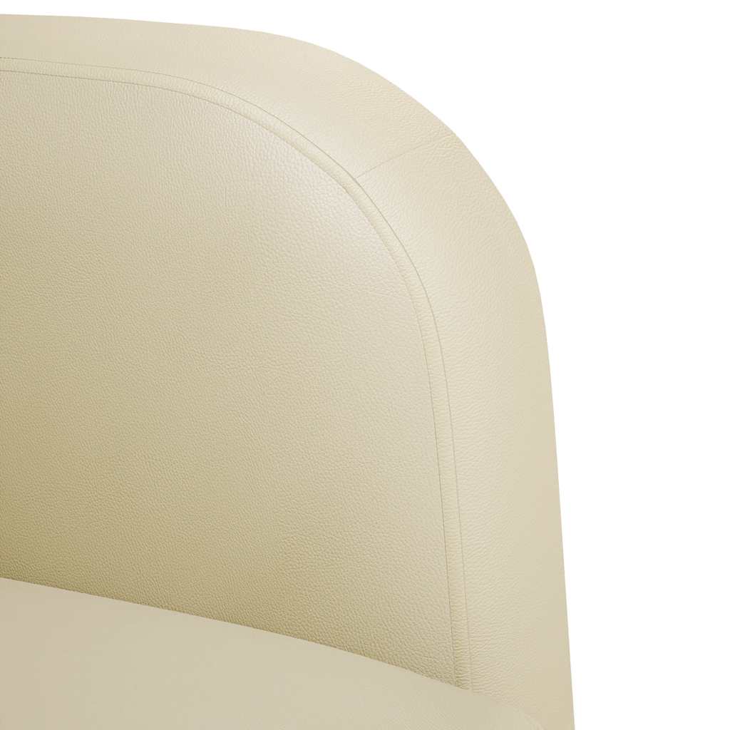 Dvosjed kauč krem 110 cm umjetna koža