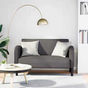 Sofa za dvije osobe siva 110 cm umjetna koža