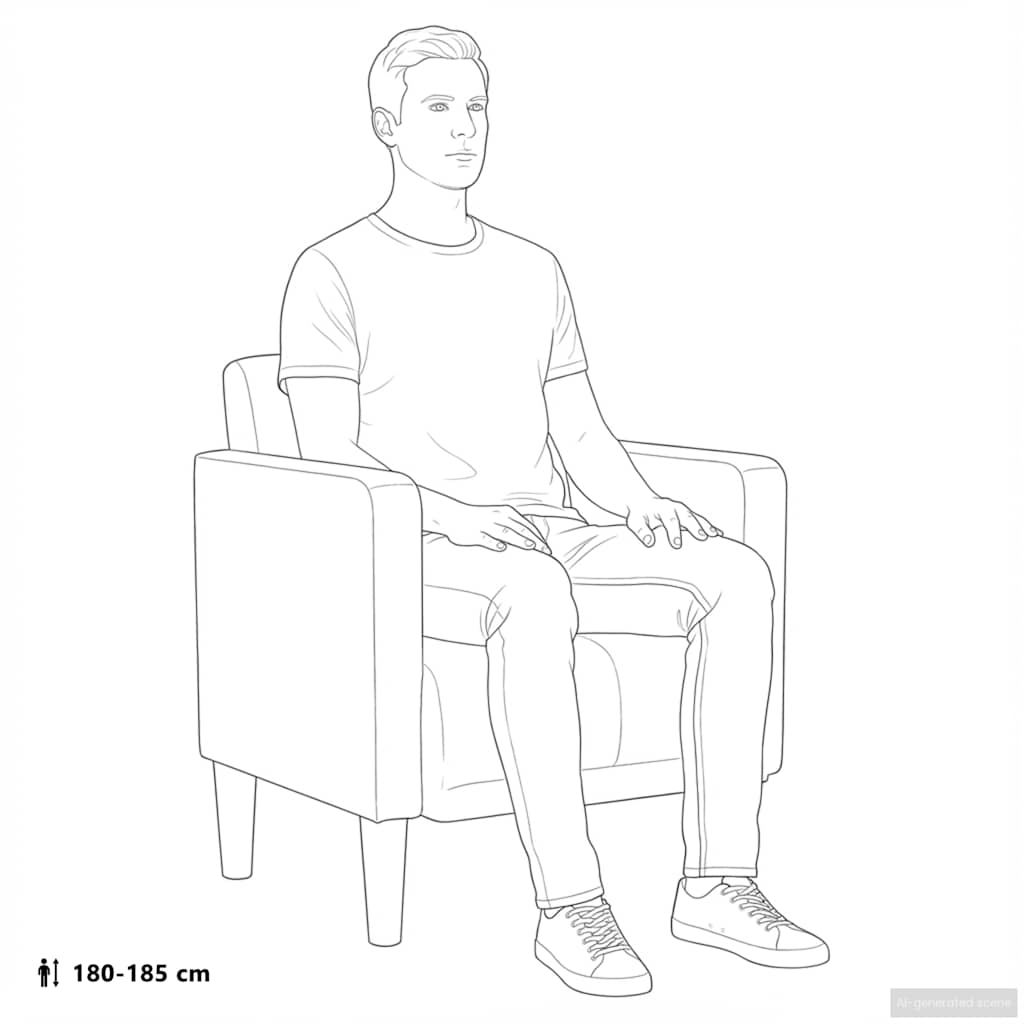 Sofa s naslonima za ruke svijetlo siva 53 cm tkanina