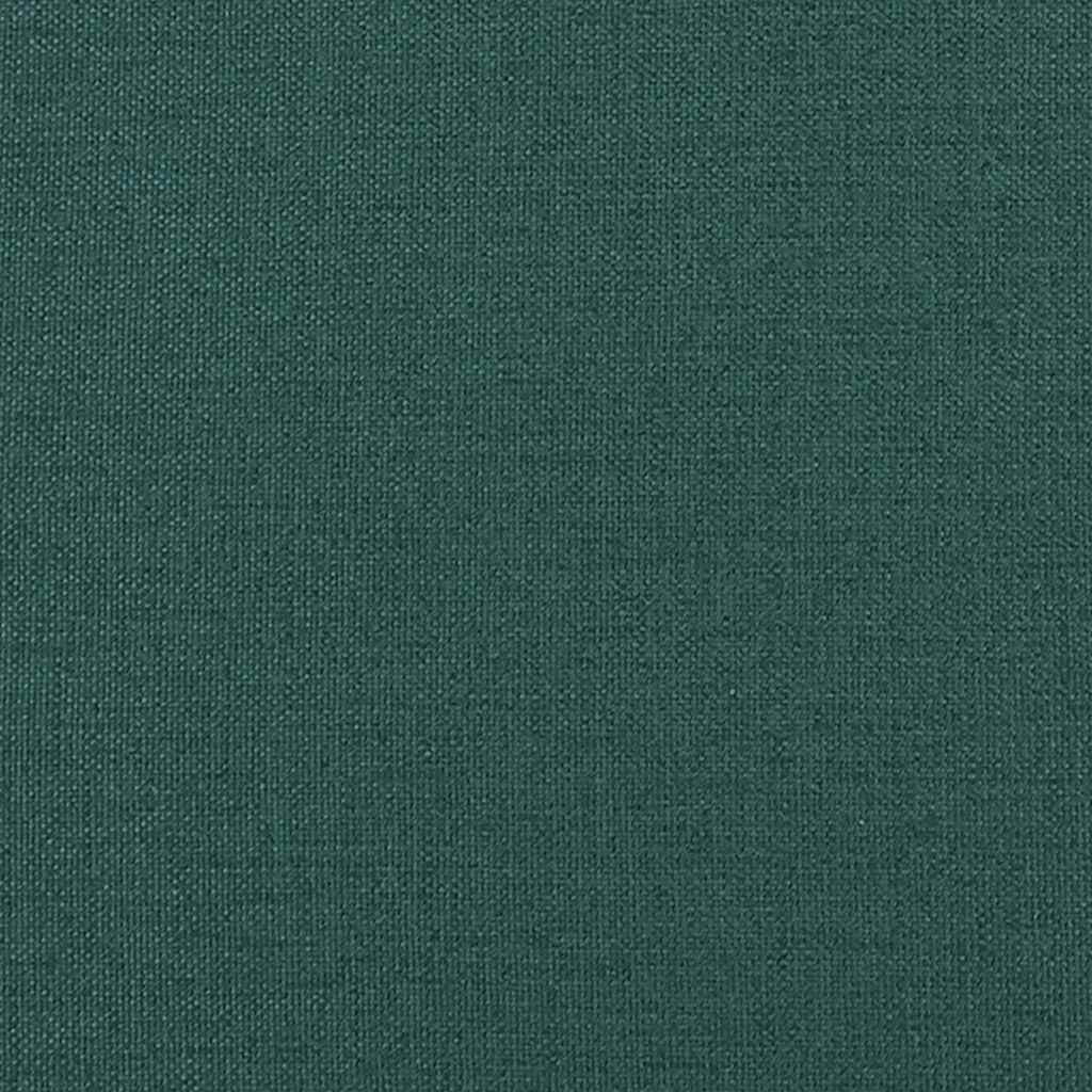Sofa s naslonima za ruke tamnozelena 53 cm tkanina