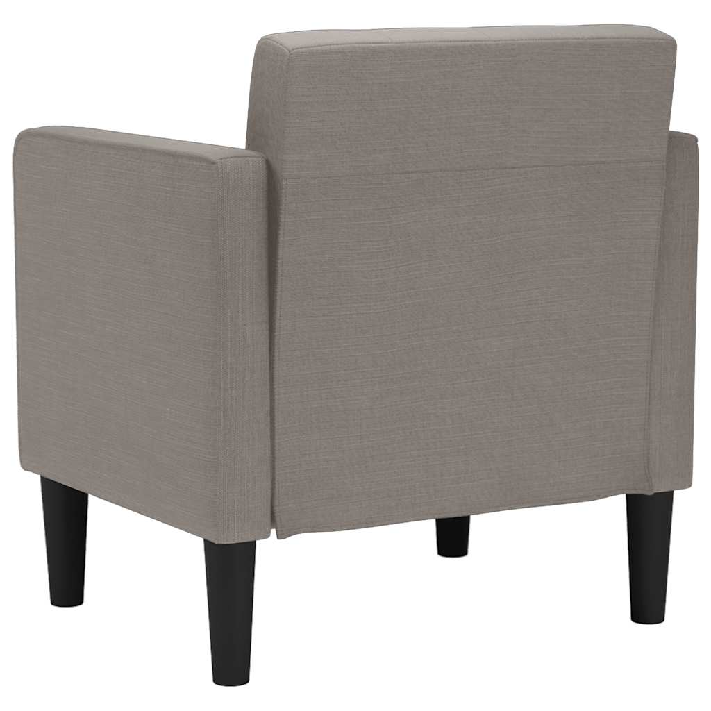 Sofa s naslonima za ruke, taupe 53 cm, tkanina