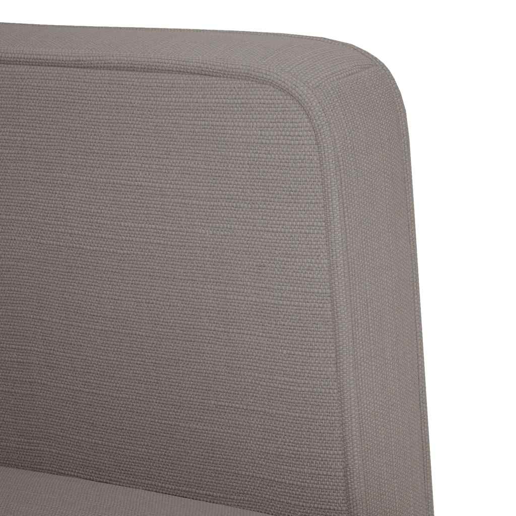 Sofa s naslonima za ruke, taupe 53 cm, tkanina