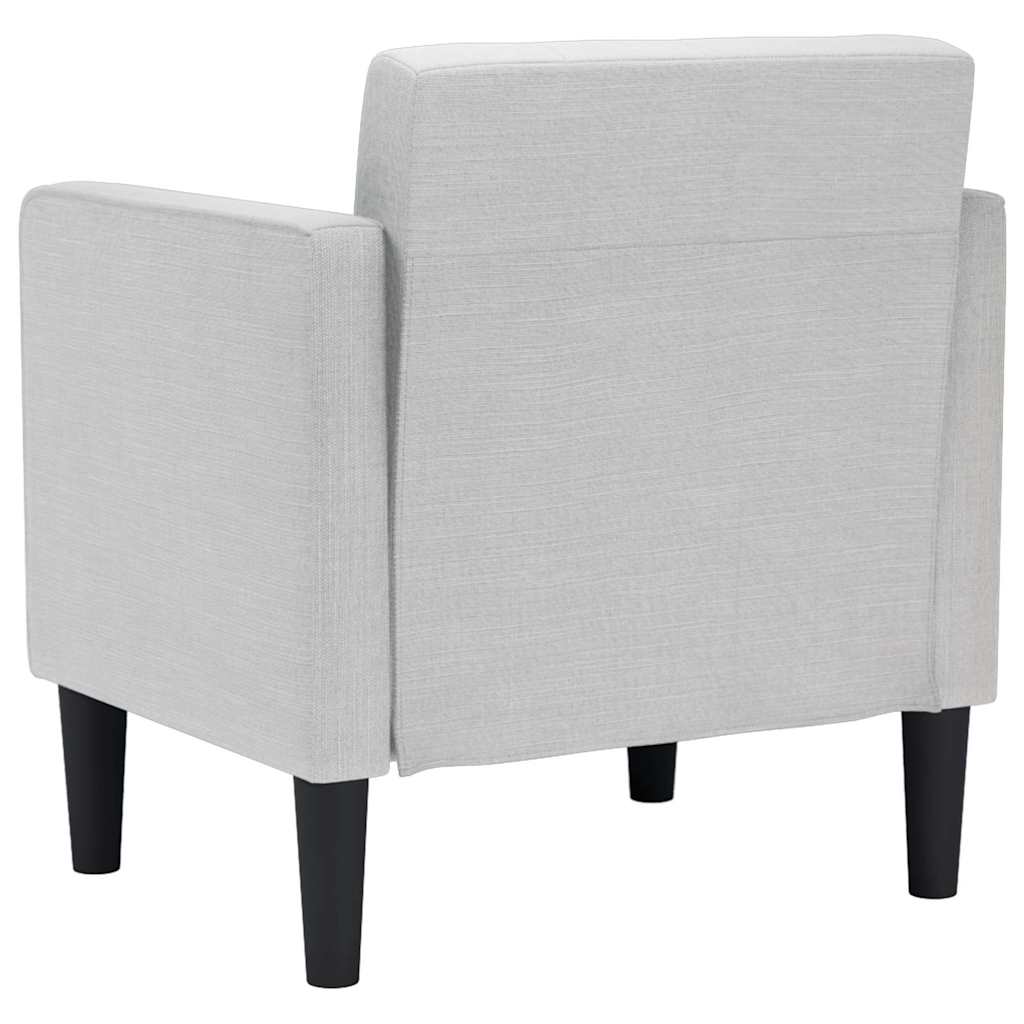 Sofa s naslonima za ruke, siva, 53 cm, tkanina