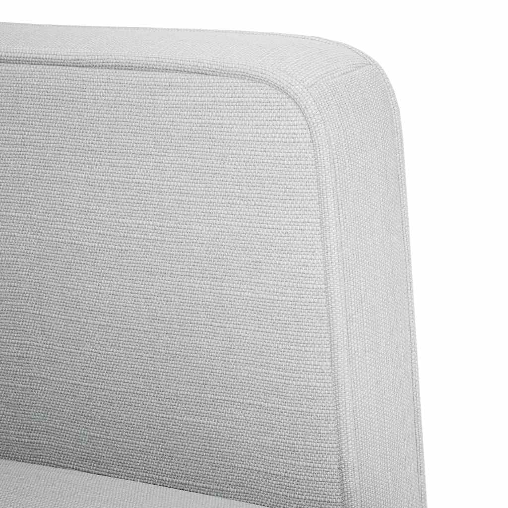 Sofa s naslonima za ruke, siva, 53 cm, tkanina