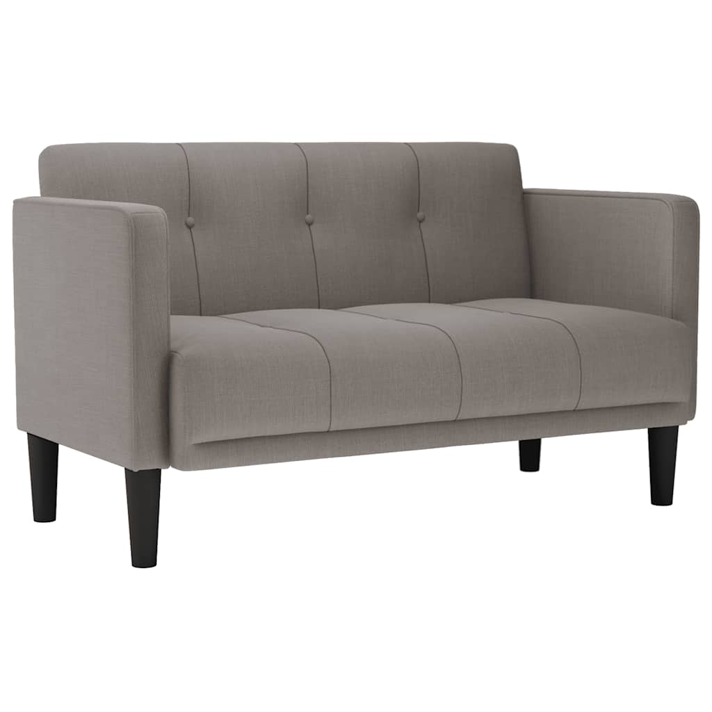 Dvosjed, sofa, taupe, 111 cm, tkanina