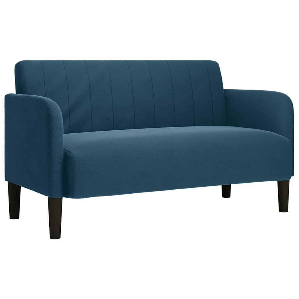 Dvosjed Plavi 109 cm Baršun