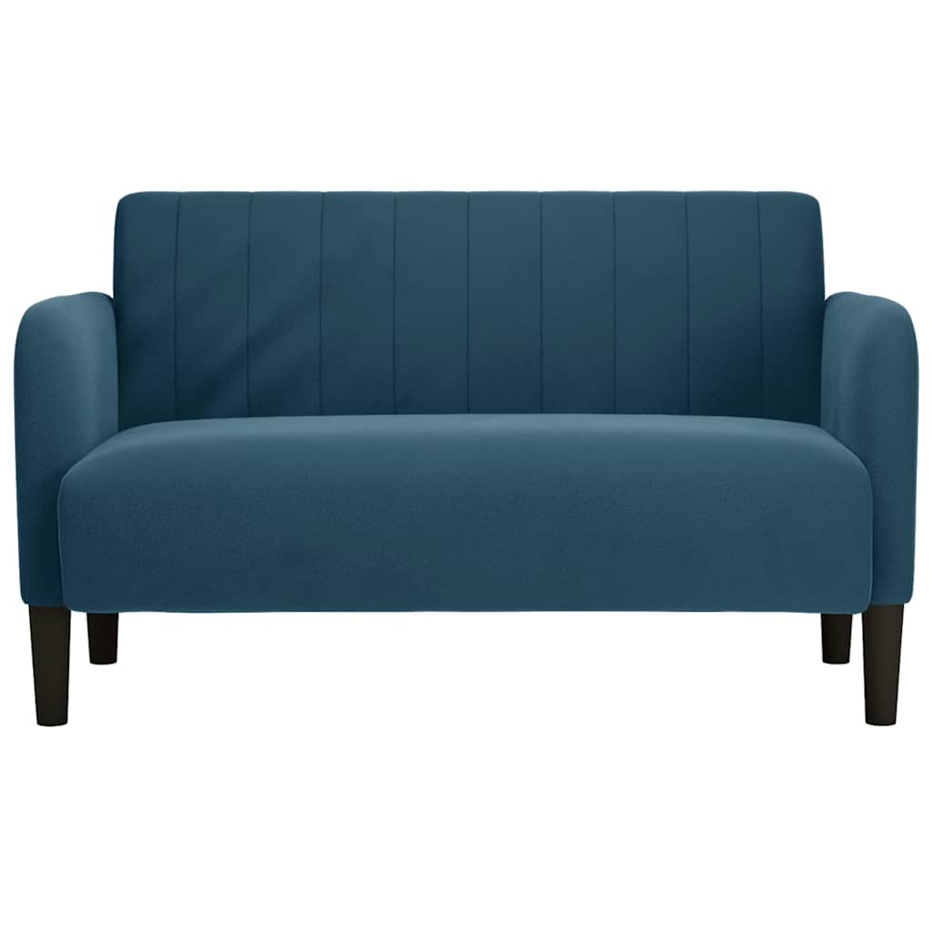 Dvosjed Plavi 109 cm Baršun