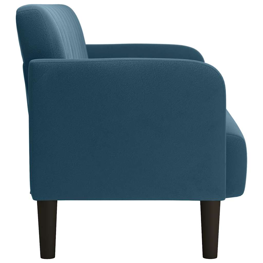 Dvosjed Plavi 109 cm Baršun