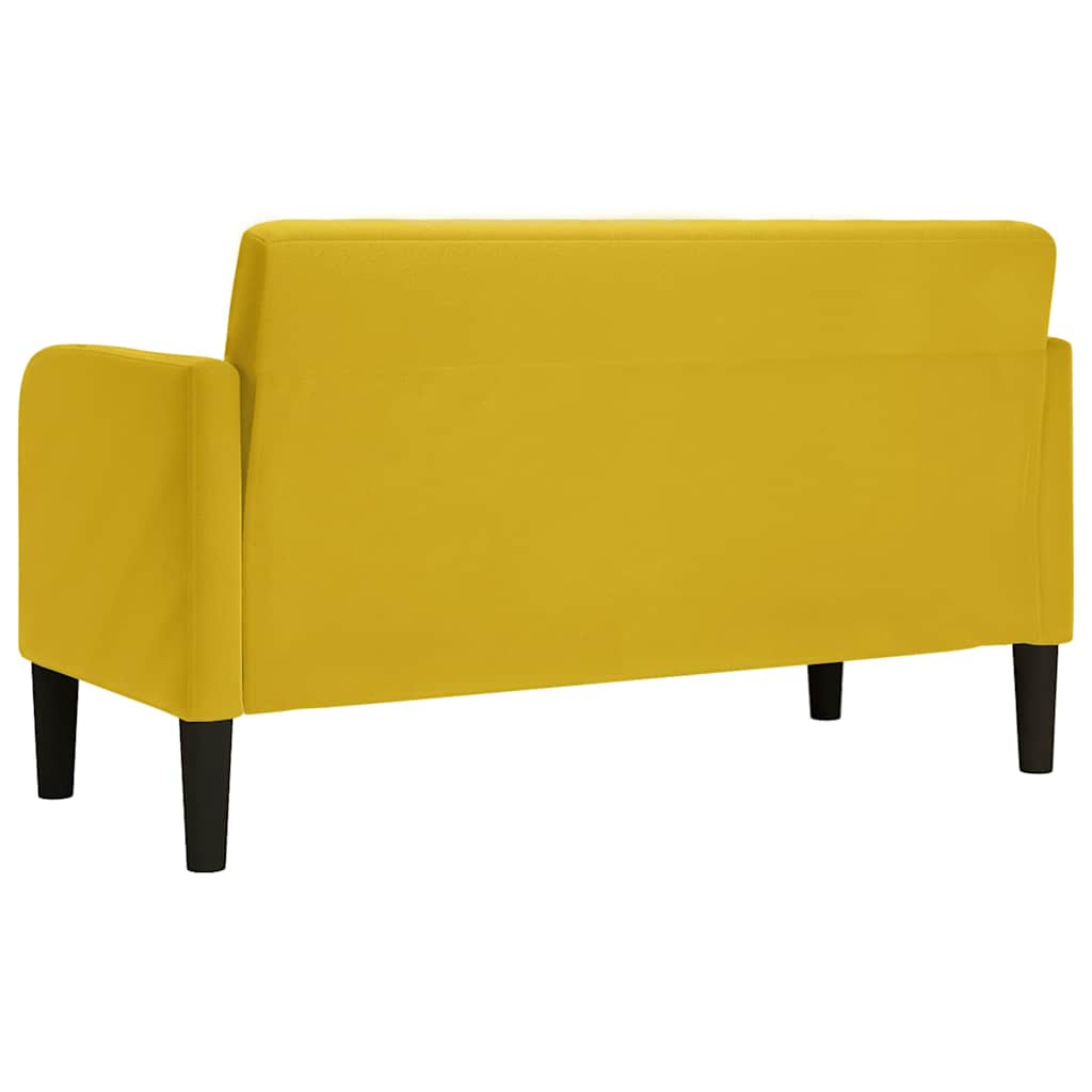 Dvosjed žuti 109 cm baršun