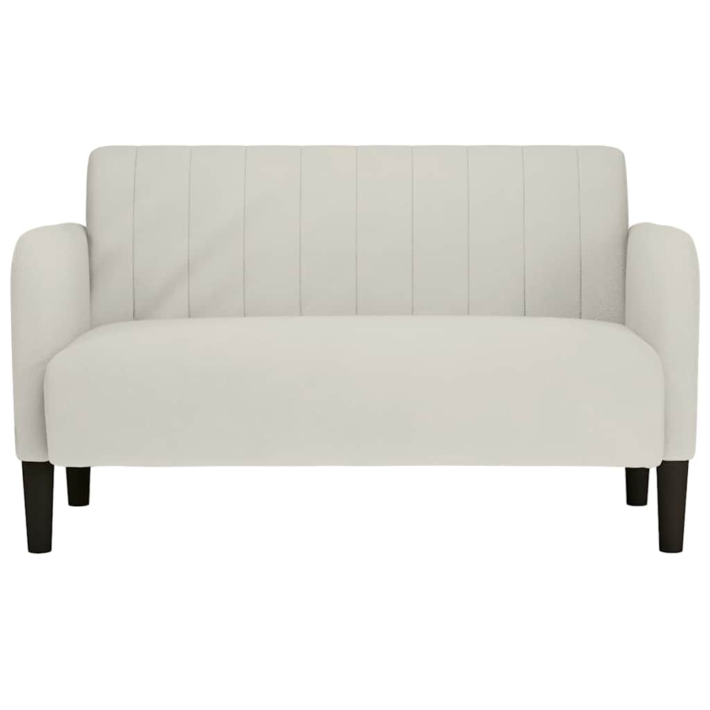 Dvosjed krem boje baršuna 109 cm