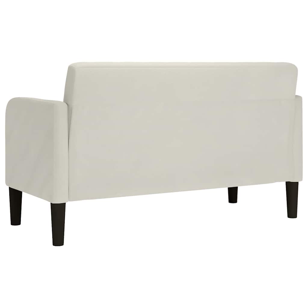 Dvosjed krem boje baršuna 109 cm