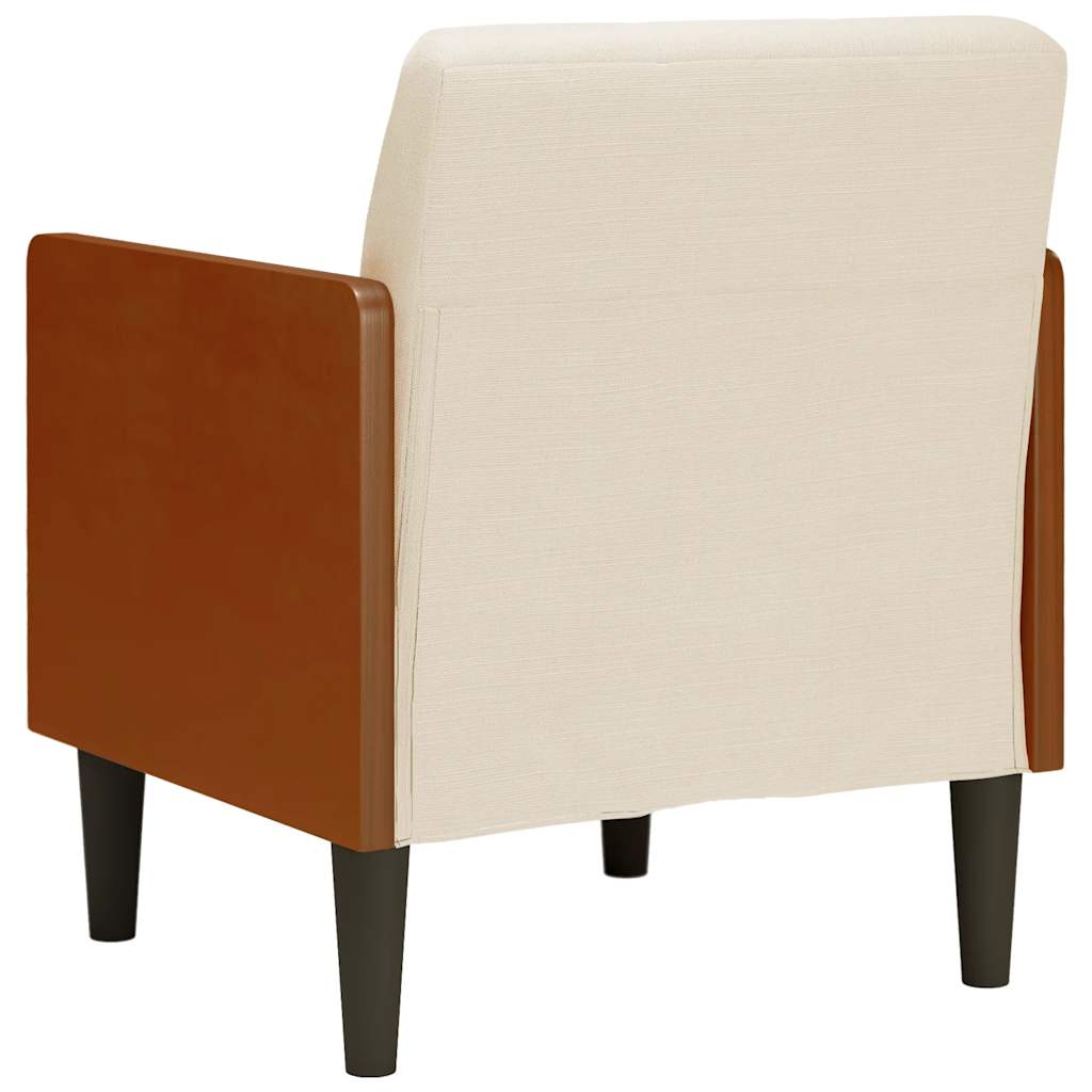 Sofa s naslonima za ruke 55 cm lanena