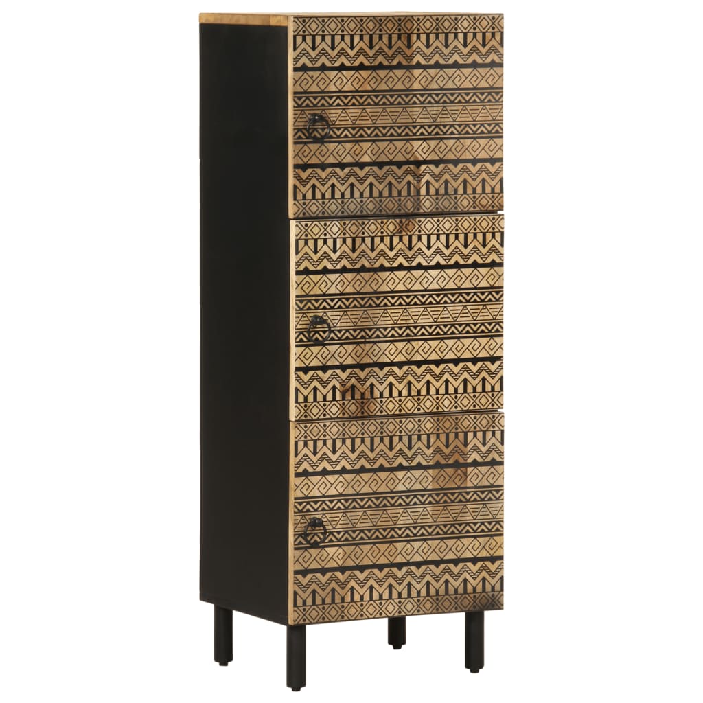 Visoka ploča 40x33,5x110 cm Puno grubo drvo Mango