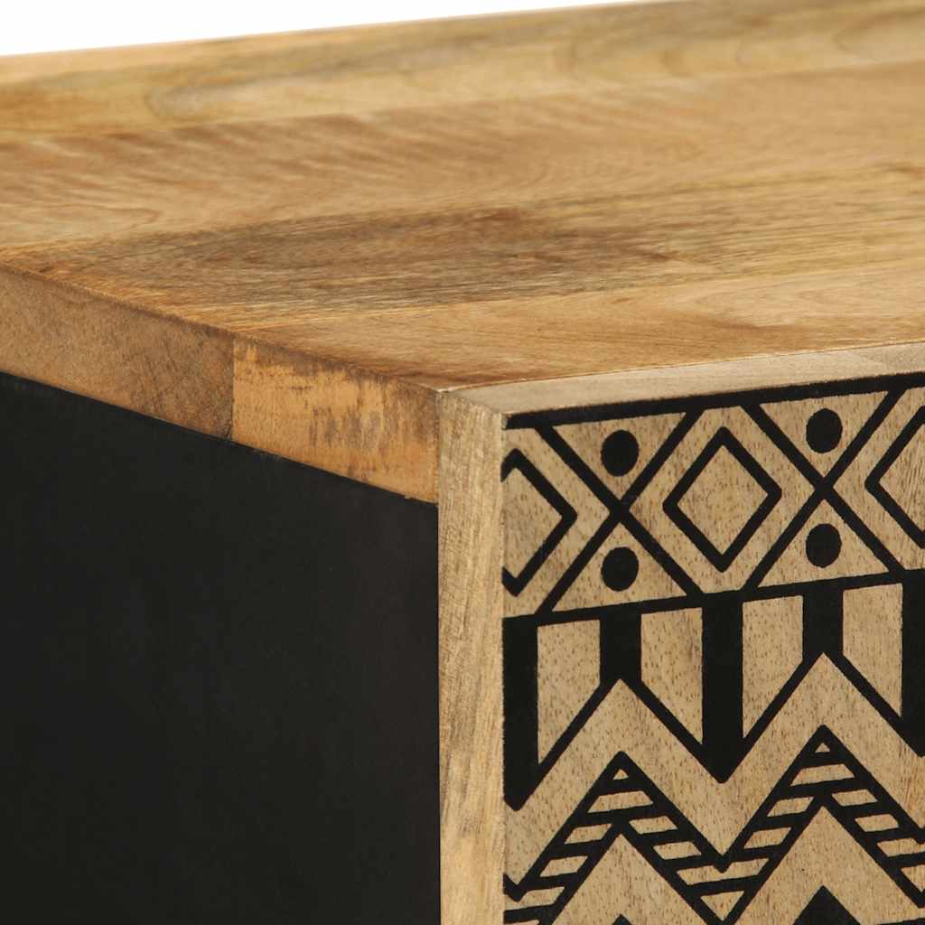 Visoka ploča 40x33,5x110 cm Puno grubo drvo Mango