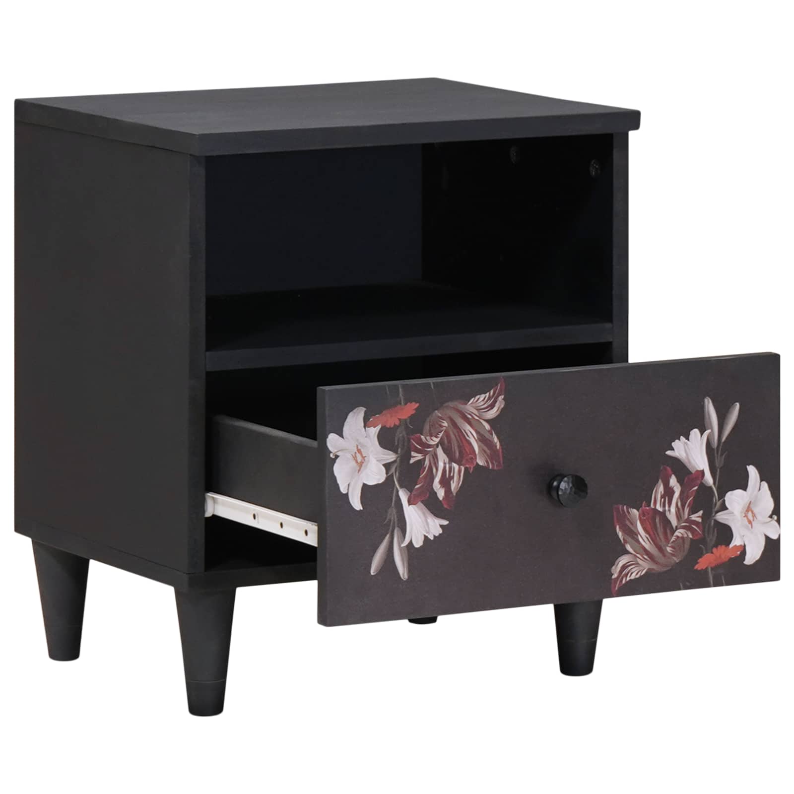 Noćni ormarić 2 pcs Smeđa 40 x 33 x 46 cm Čvrsto drvo manga