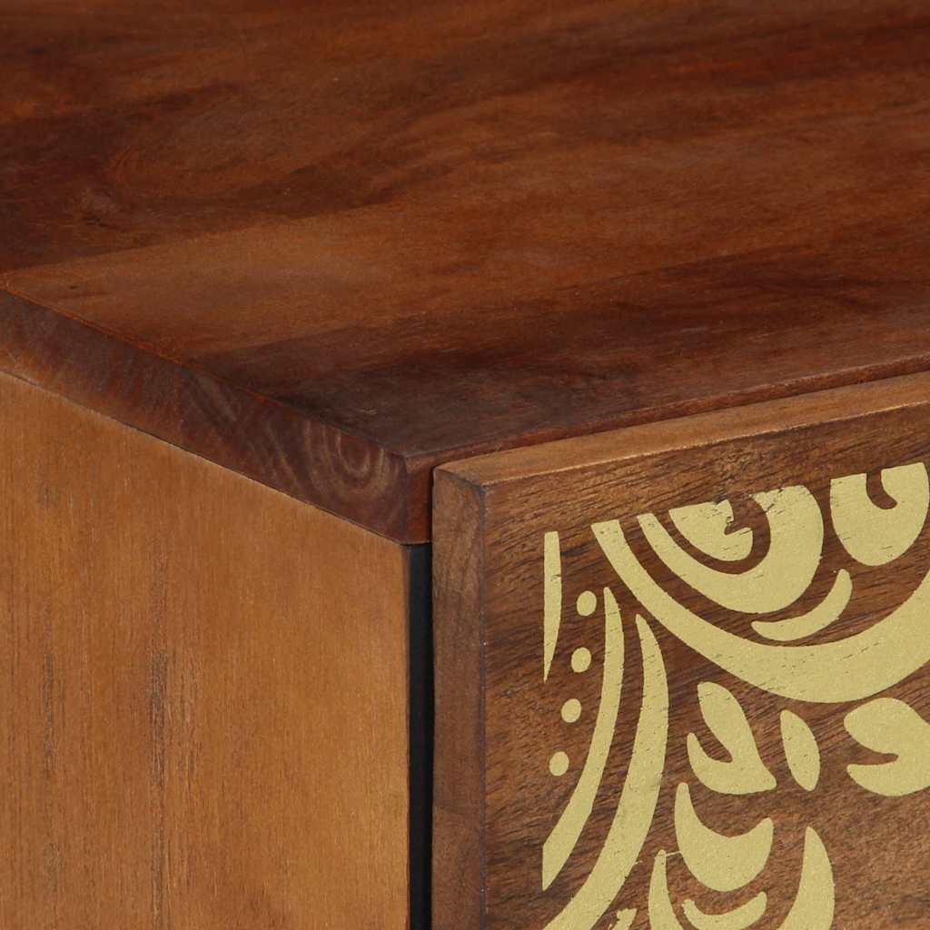 Noćni ormar s ladicama 2 pcs Medeno smeđa 40 x 33 x 46 cm