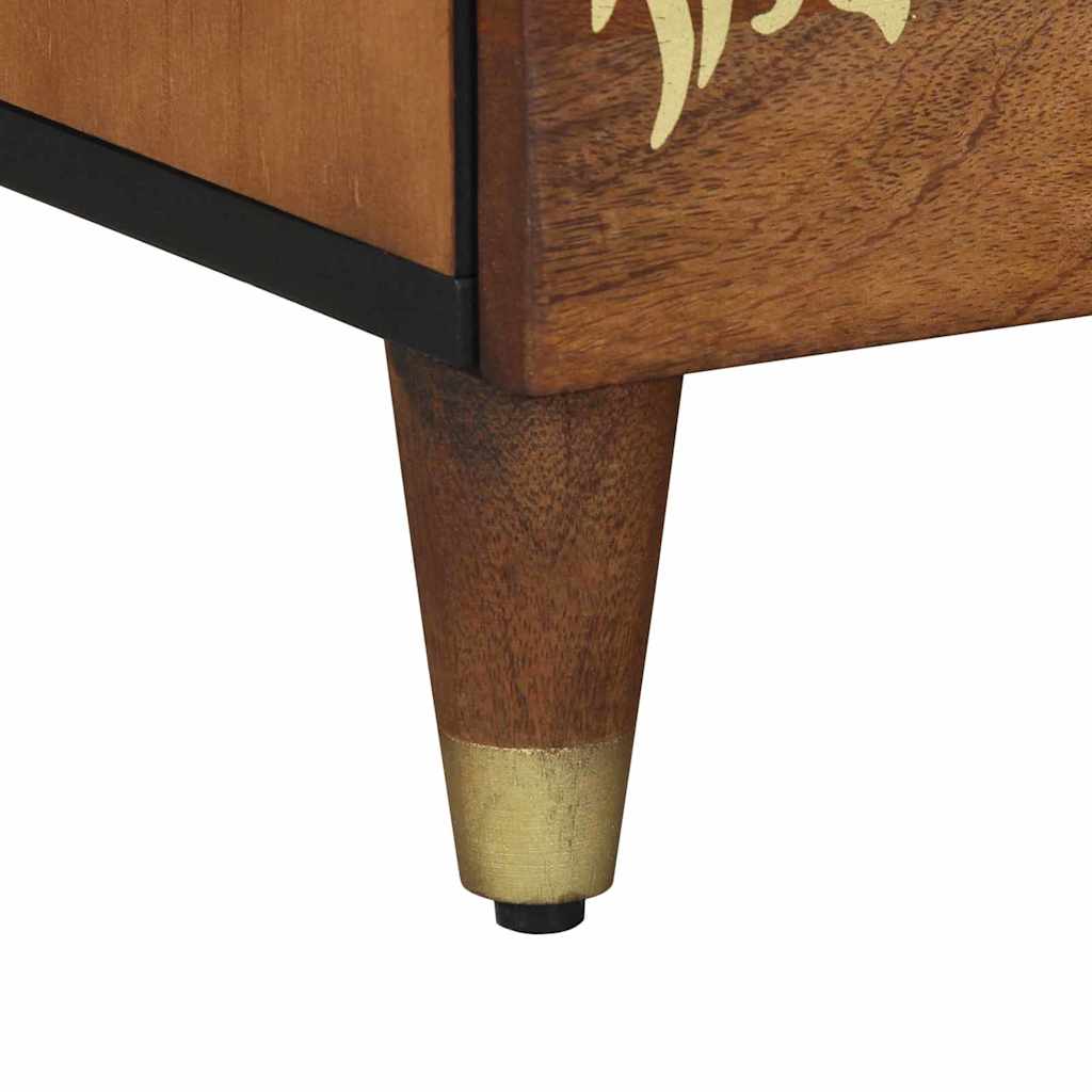 Noćni ormar s ladicama 2 pcs Medeno smeđa 40 x 33 x 46 cm