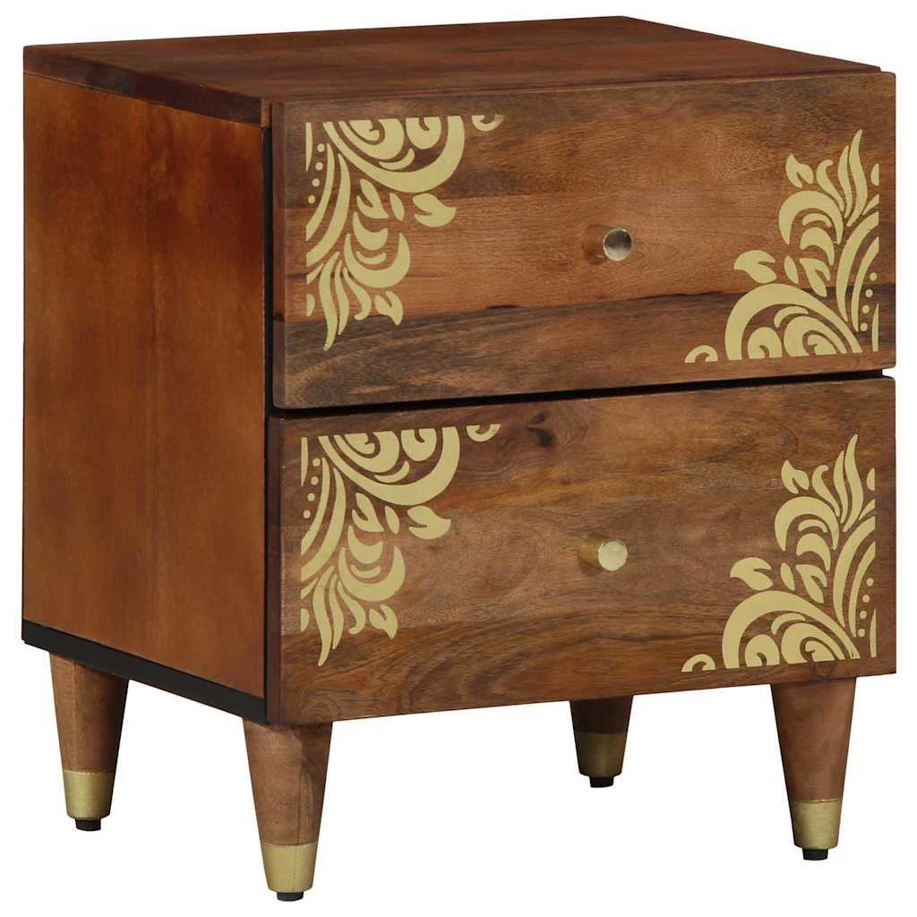 Noćni ormar s ladicama 2 pcs Medeno smeđa 40 x 33 x 46 cm