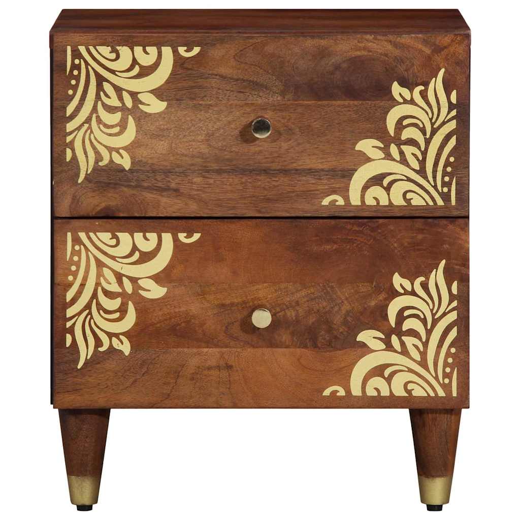Noćni ormar s ladicama 2 pcs Medeno smeđa 40 x 33 x 46 cm