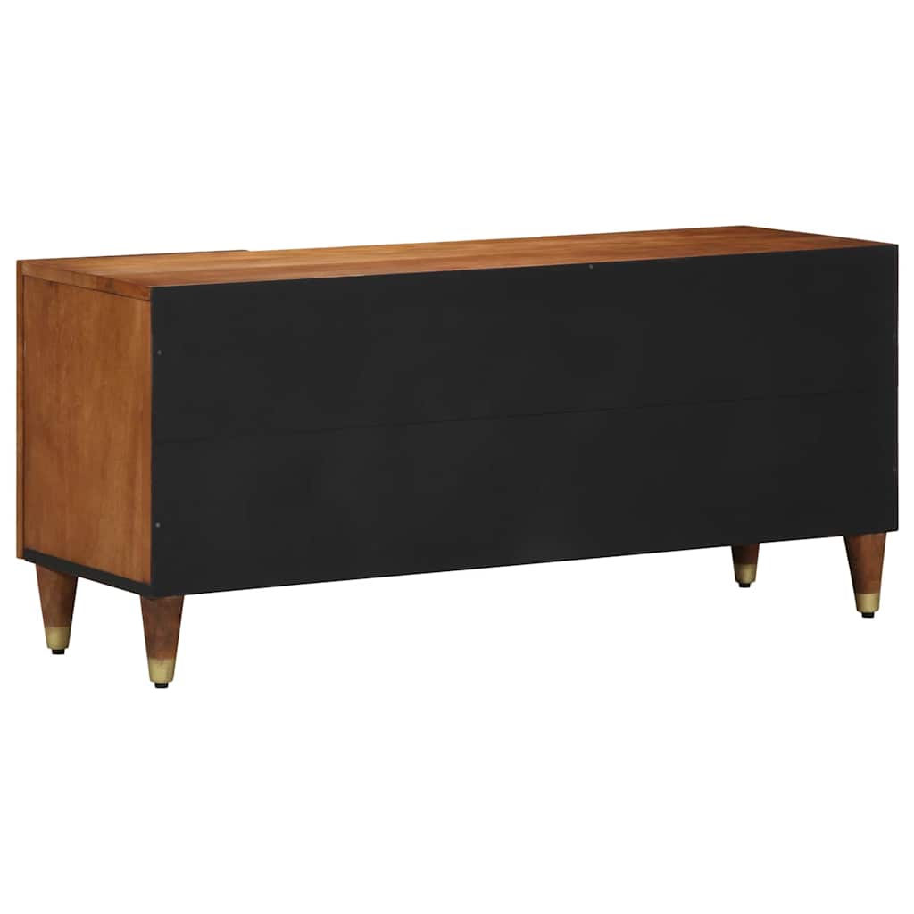 TV ormar Medeno smeđa 105 x 33 x 46 cm Čvrsto drvo manga