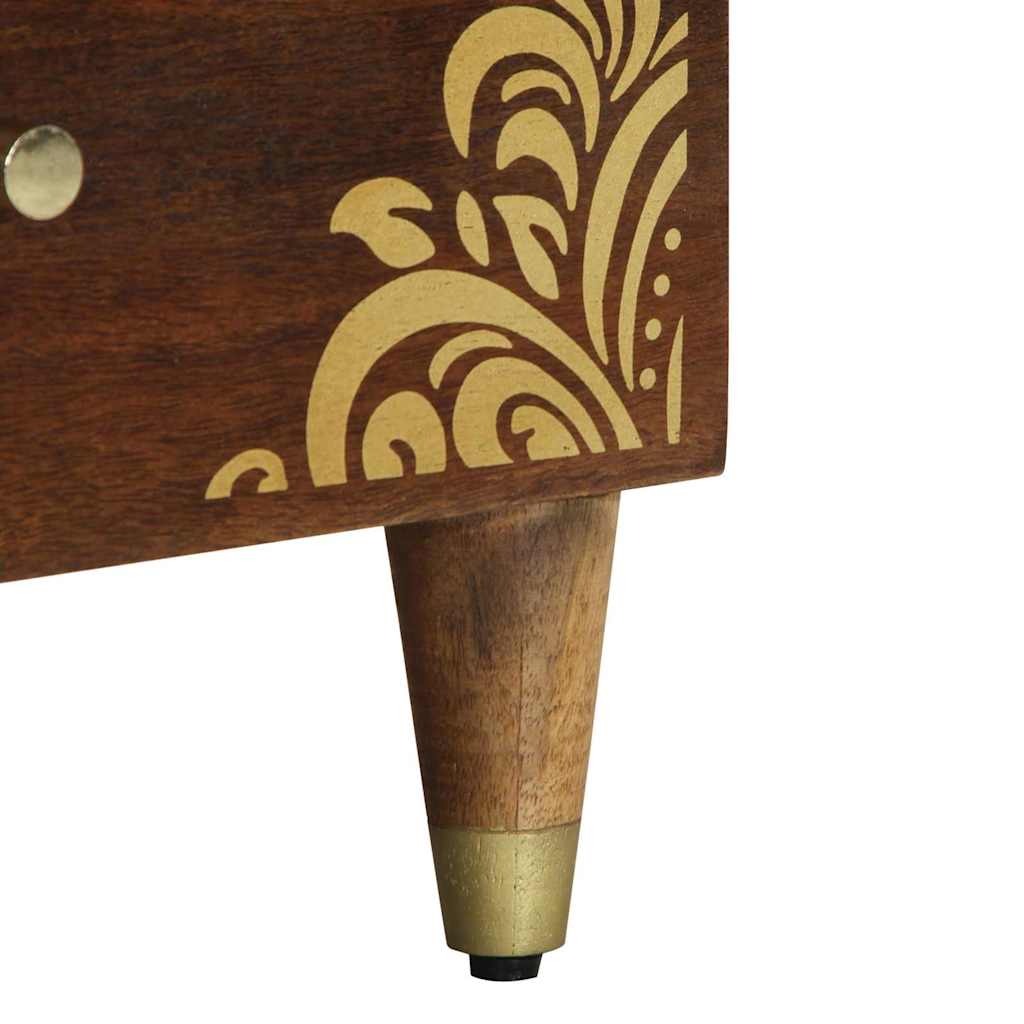 Noćni ormar s ladicama 2 pcs Medeno smeđa 40 x 33 x 46 cm