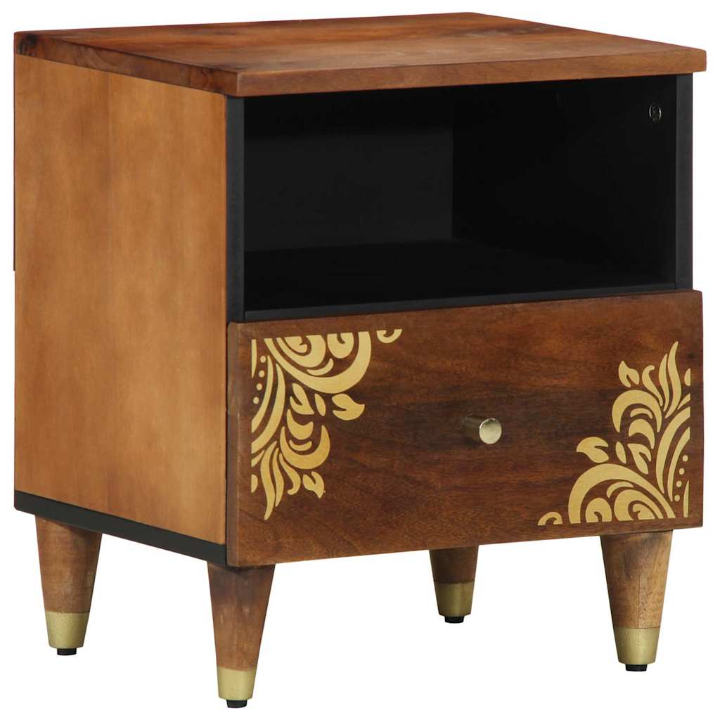 Noćni ormar s ladicama 2 pcs Medeno smeđa 40 x 33 x 46 cm