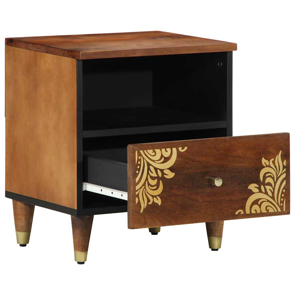 Noćni ormar s ladicama 2 pcs Medeno smeđa 40 x 33 x 46 cm