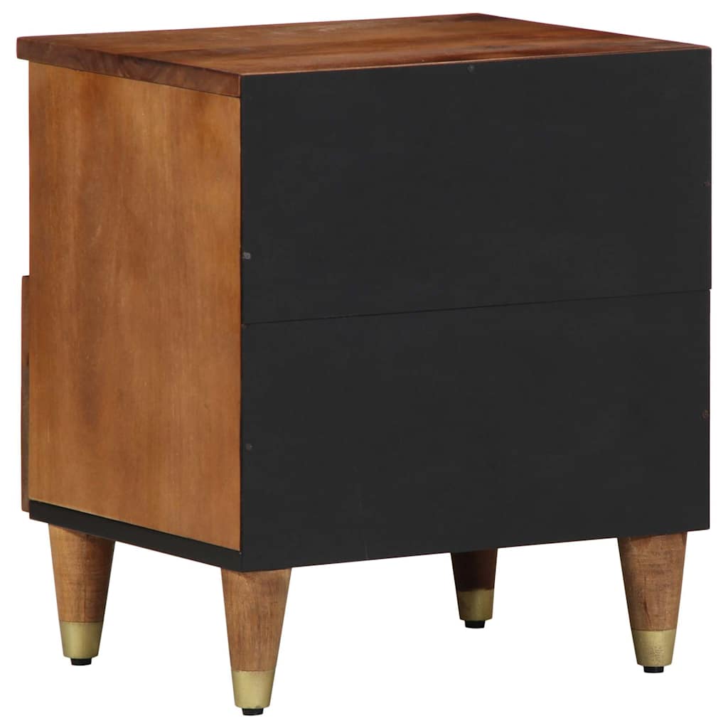 Noćni ormar s ladicama 2 pcs Medeno smeđa 40 x 33 x 46 cm