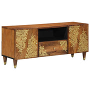 TV ormar Medeno smeđa 105 x 33 x 46 cm Čvrsto drvo manga