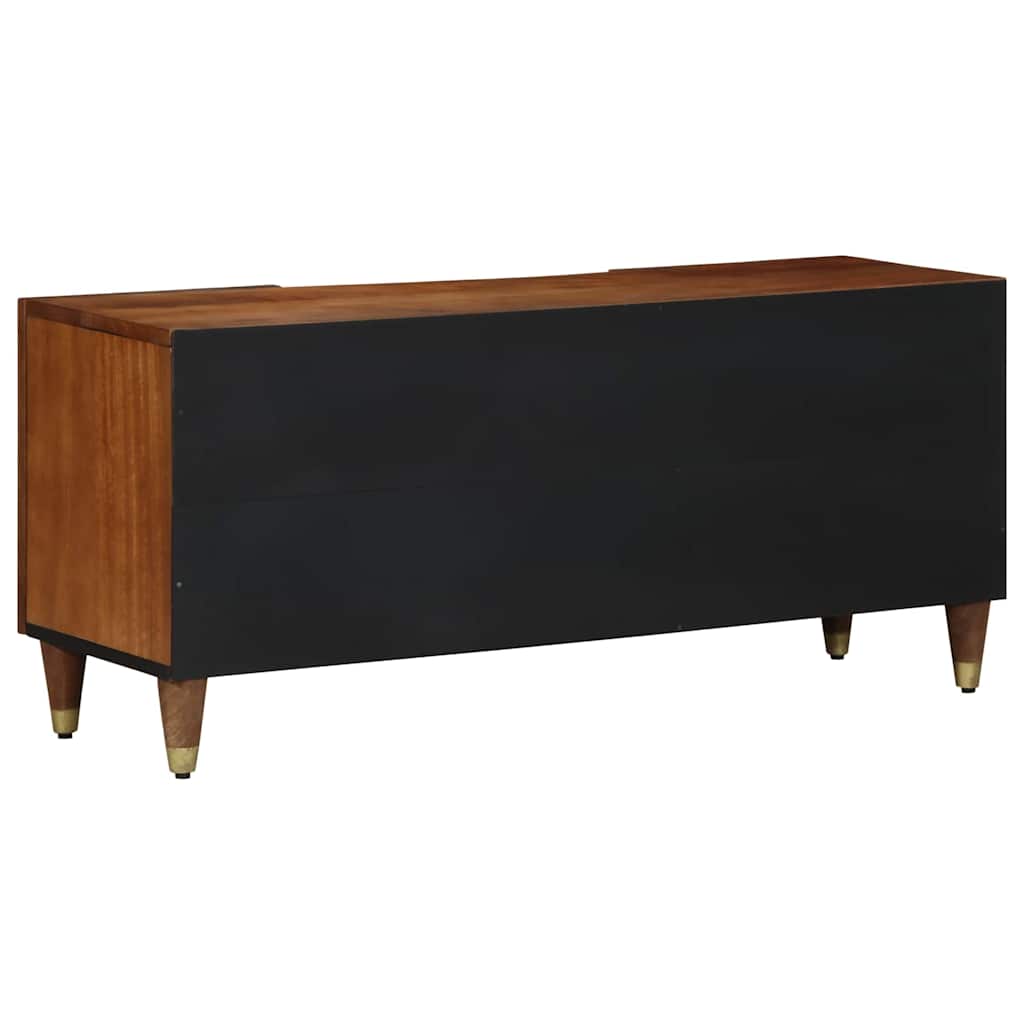 TV ormar Medeno smeđa 105 x 33 x 46 cm Čvrsto drvo manga
