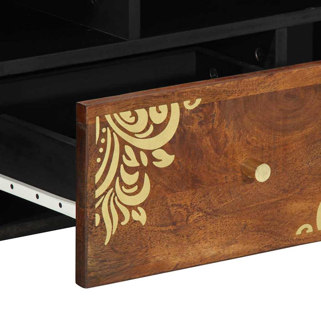 TV ormar Medeno smeđa 100 x 33 x 46 cm Čvrsto drvo manga