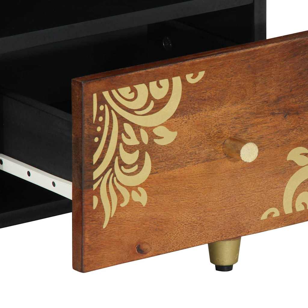 TV ormar Medeno smeđa 100 x 33 x 46 cm Čvrsto drvo manga