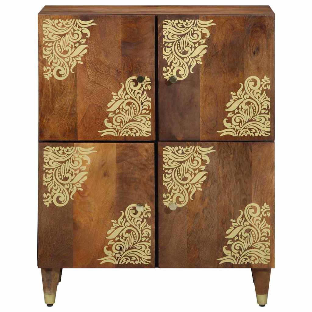 Kreveta s policom Smeđa 60 x 33 x 75 cm Čvrsto drvo manga