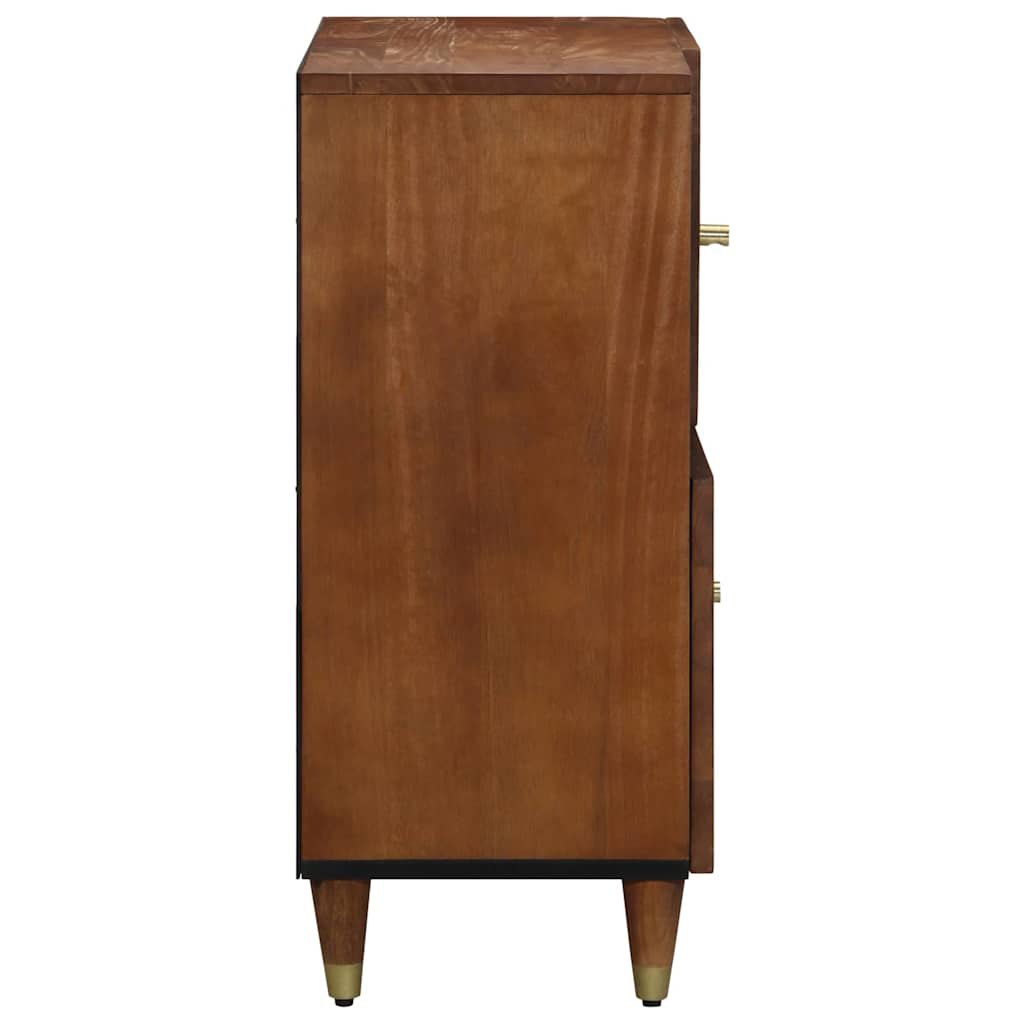 Kreveta s policom Smeđa 80 x 33 x 75 cm Čvrsto drvo manga