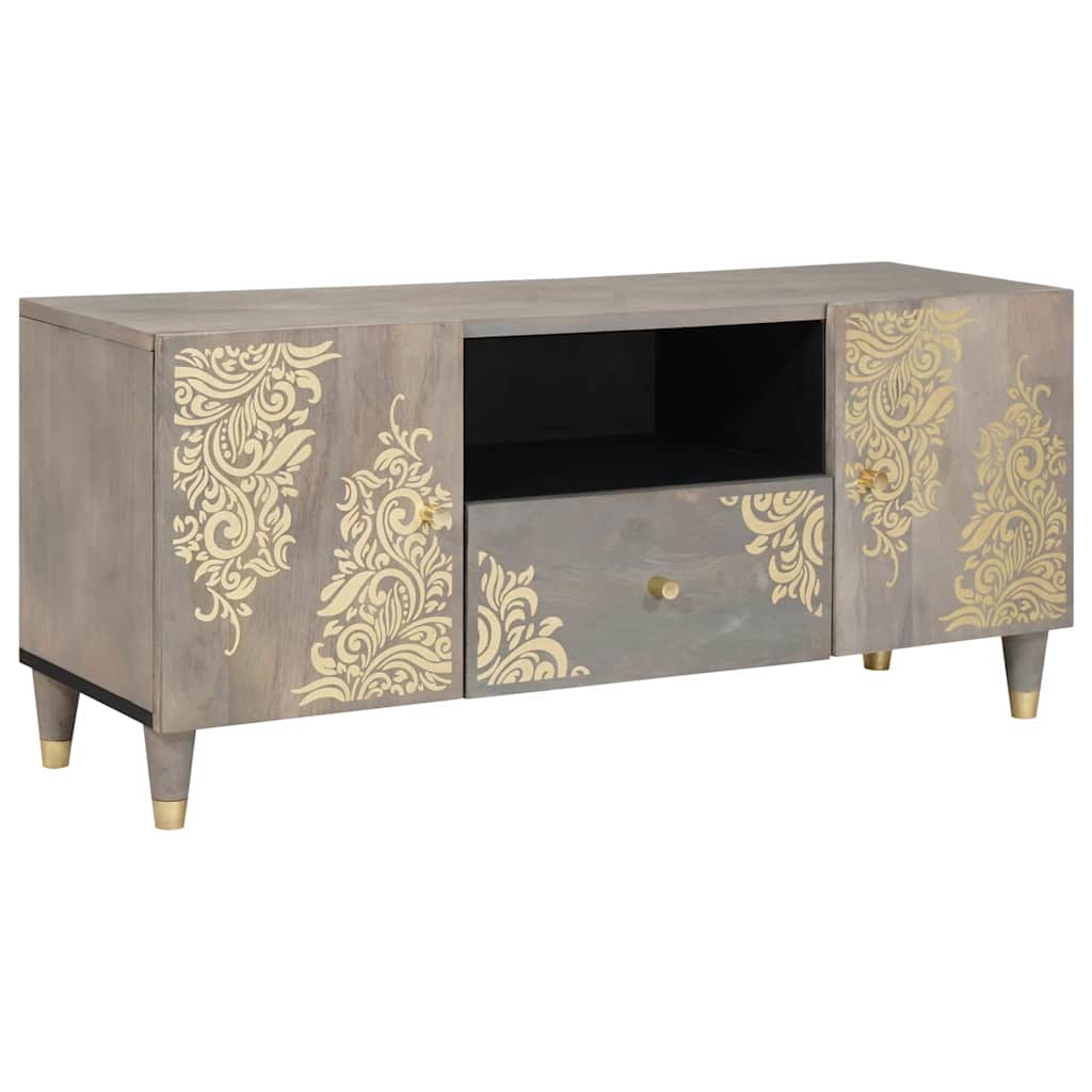 TV ormar Medeno smeđa 105 x 33 x 46 cm Čvrsto drvo manga