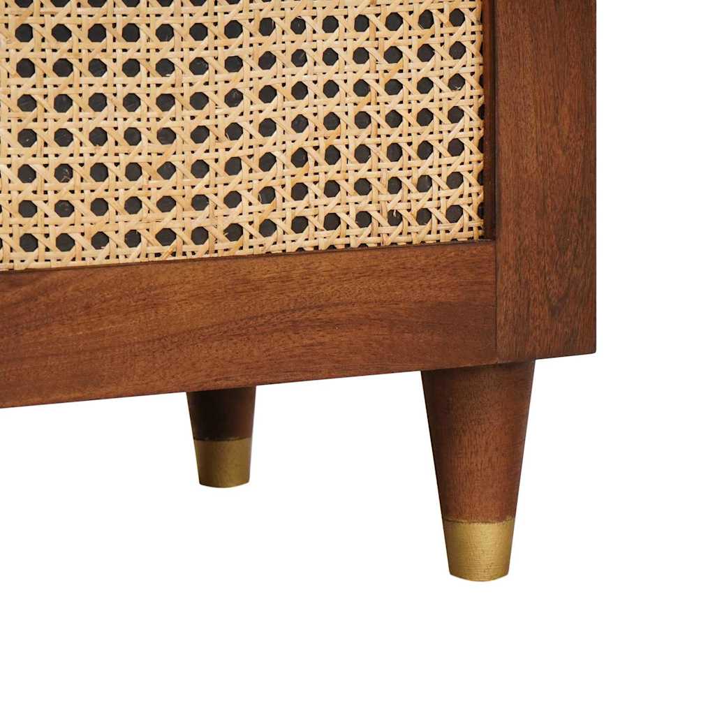 Noćni ormar 2 pcs Smeđa 40 x 33,5 x 46 cm Čvrsto drvo akacije