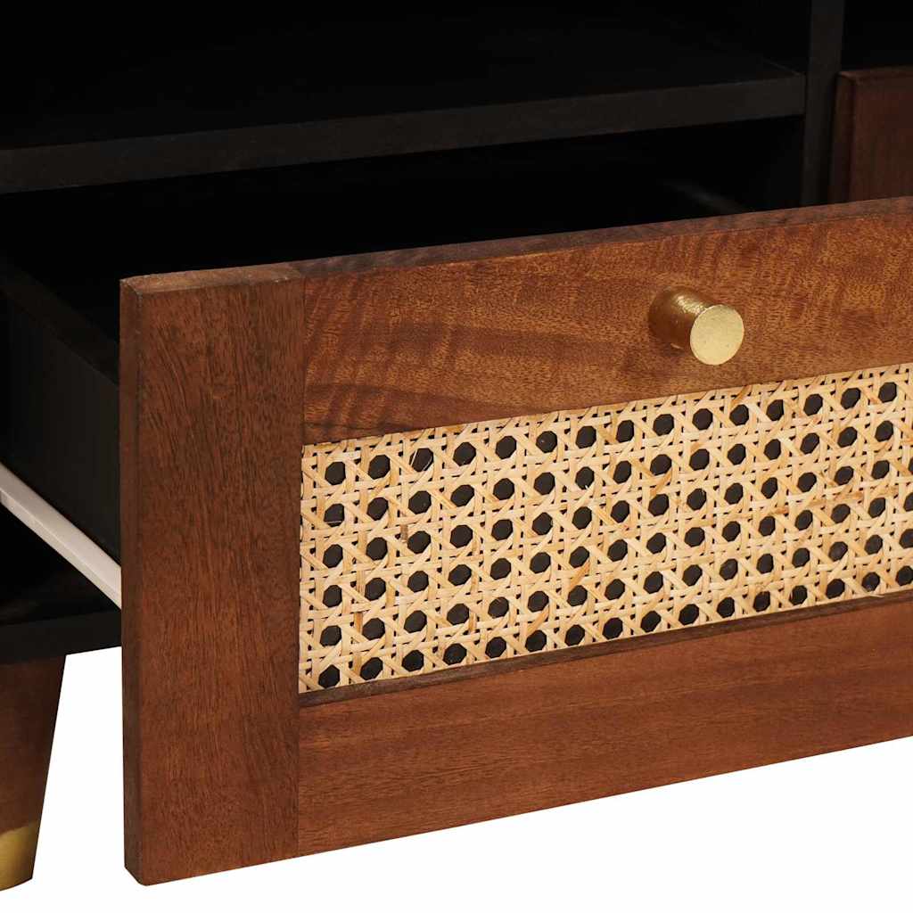 TV ormar s ladicama Smeđa 70 x 33,5 x 46 cm Čvrsto drvo manga