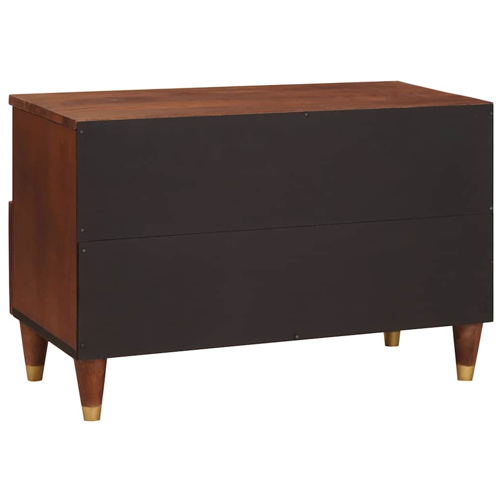 TV ormar s ladicama Smeđa 70 x 33,5 x 46 cm Čvrsto drvo manga