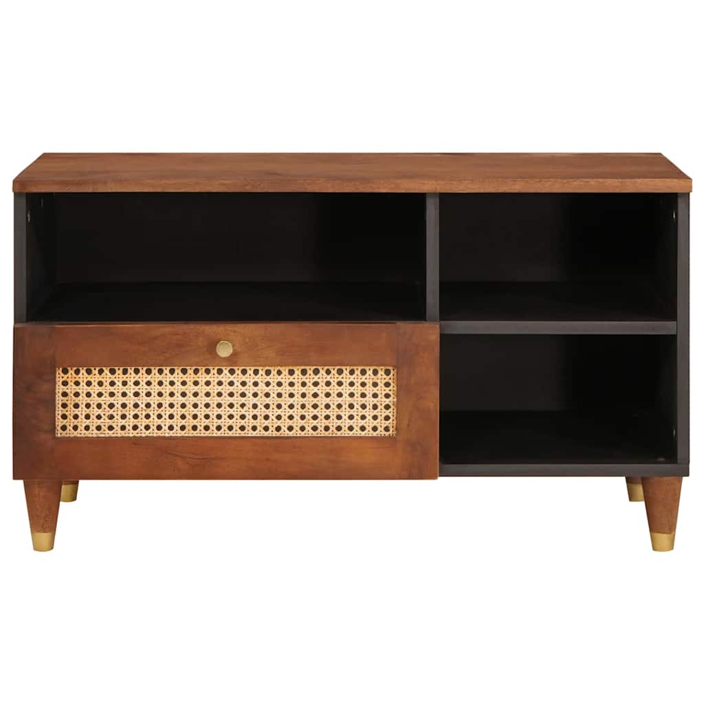 TV ormar s ladicama Smeđa 80 x 33,5 x 46 cm Čvrsto drvo manga