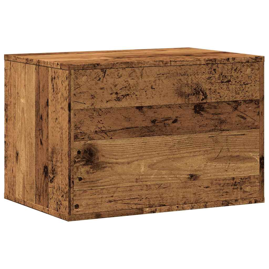 Kutija za mačji pijesak boja drva 60x40x40 cm konstruirano drvo