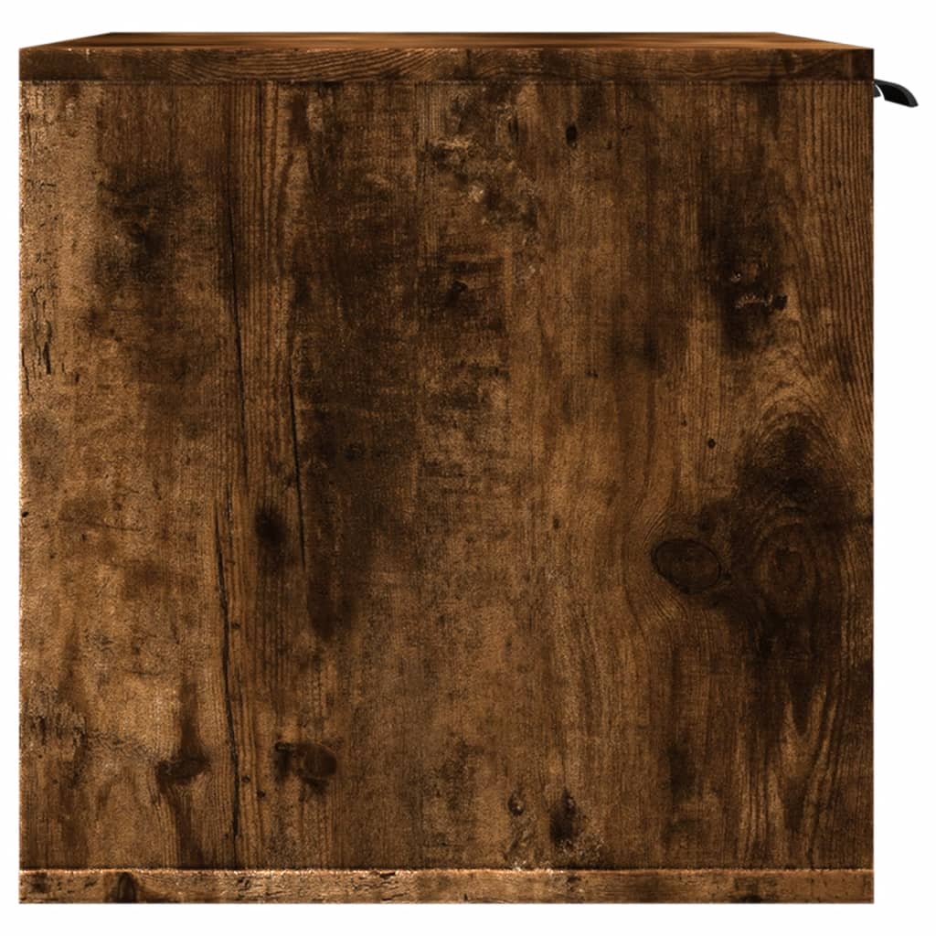 Kutija z mačji pijesak boja hrasta 80x50x45cm konstruirano drvo