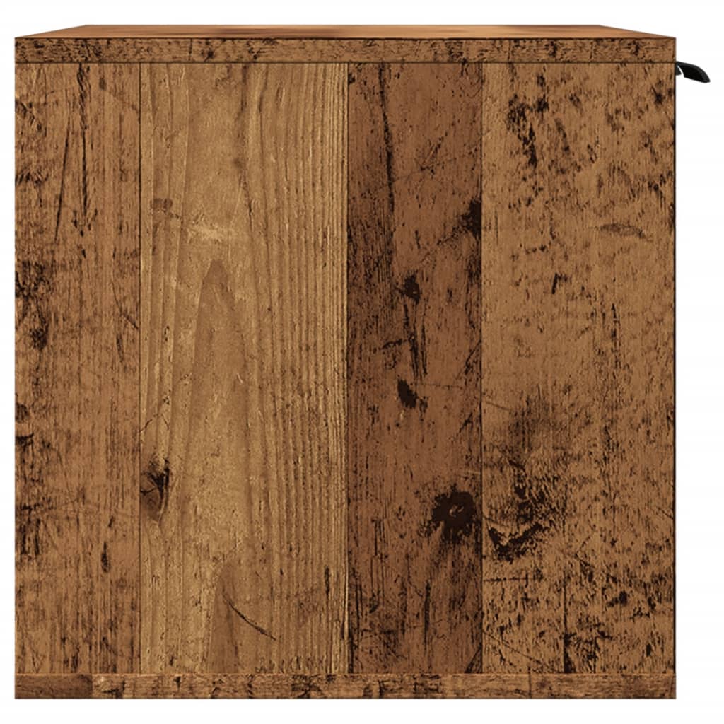 Kutija za mačji pijesak boja drva 80x50x45 cm konstruirano drvo