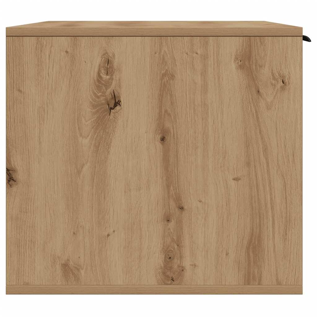 Kutija z mačji pijesak boja hrasta 80x50x45cm konstruirano drvo