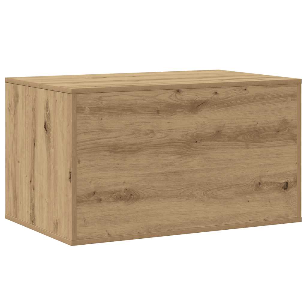 Kutija z mačji pijesak boja hrasta 80x50x45cm konstruirano drvo