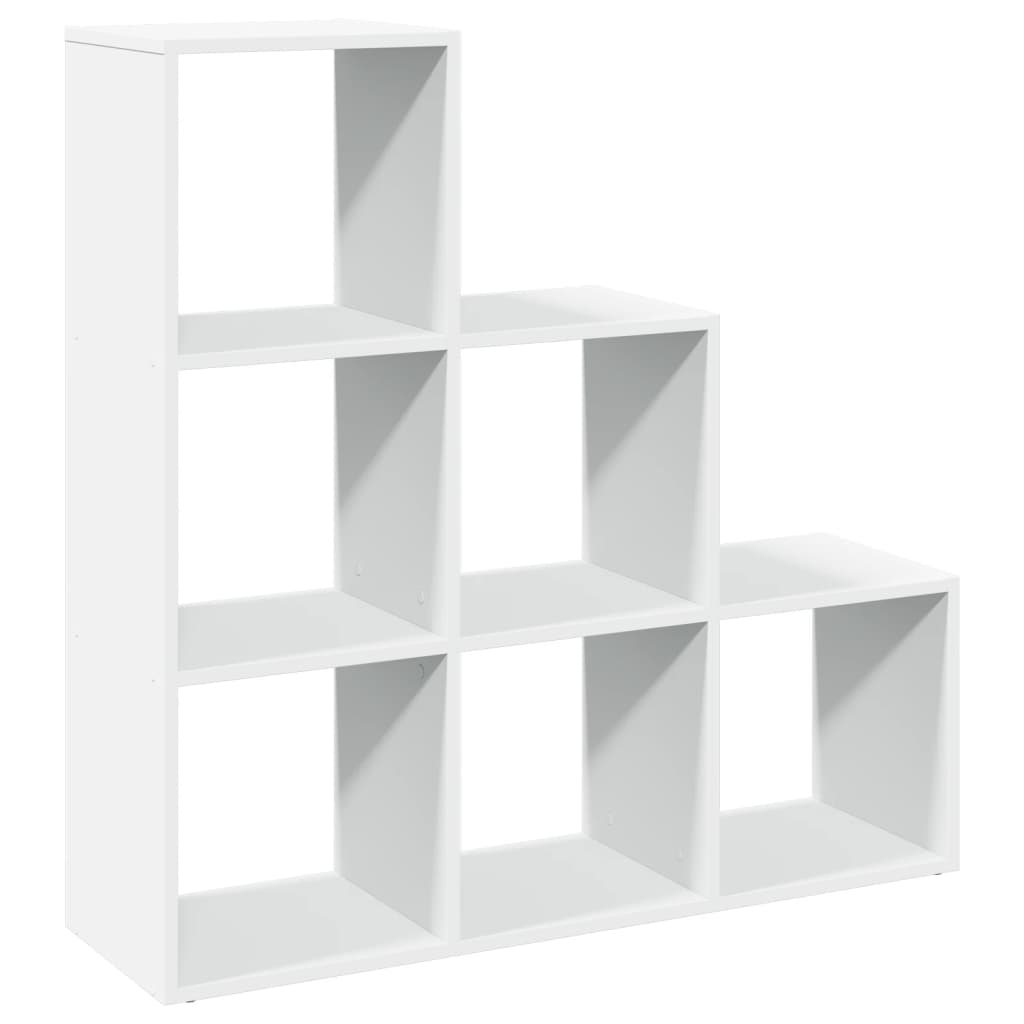 Pregrada za sobe s 3 etaže, bijela, 99x29x99 cm, od inženjerskog drva