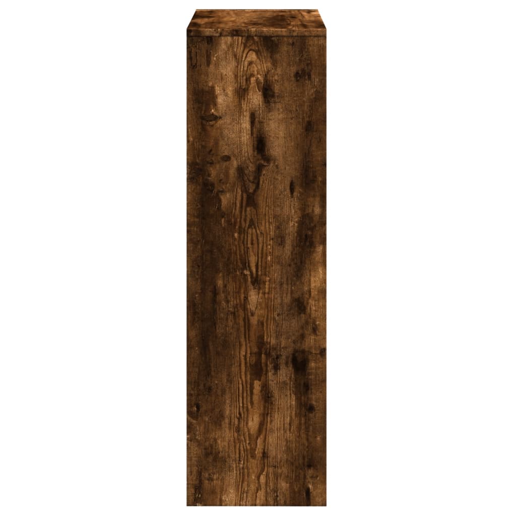 Pregrada / regal za knjige 3 razina hrast 99x29x99 cm drveni