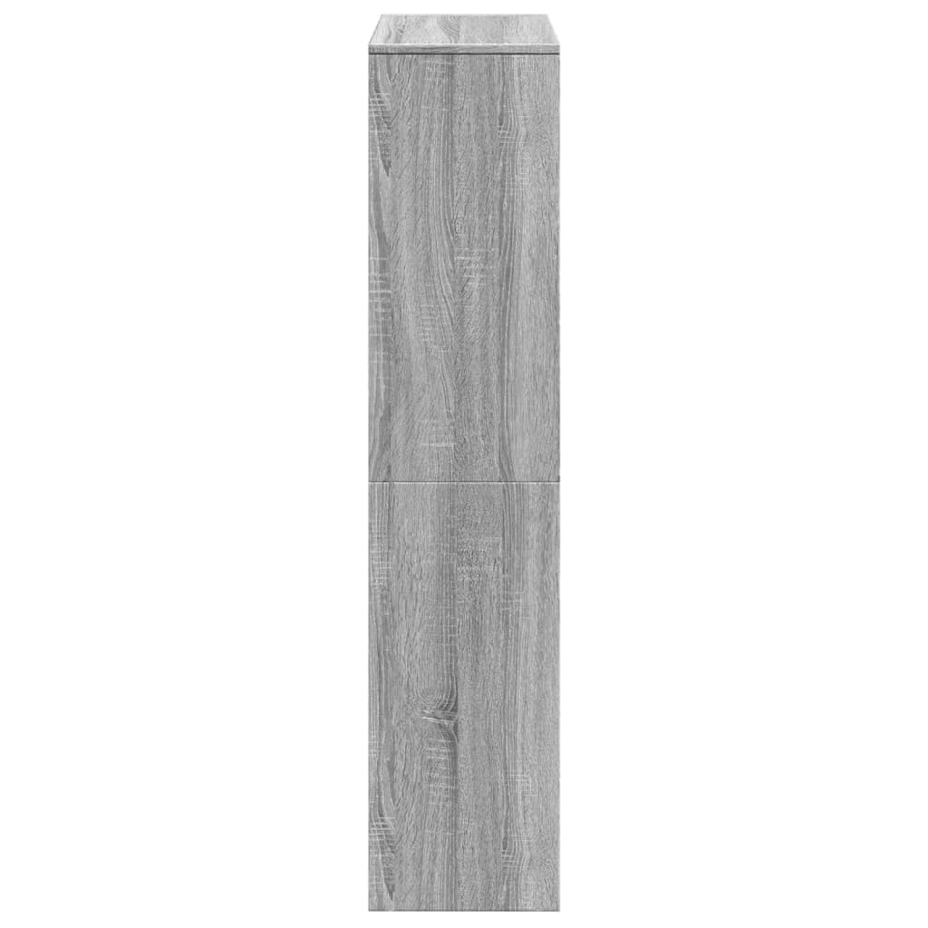 Pregrada/regal za knjige 4razina sonoma 131,5x29x131,5cm drveni