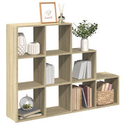 Pregrada/regal za knjige3 razina hrast 137,5x29x103,5 cm drveni