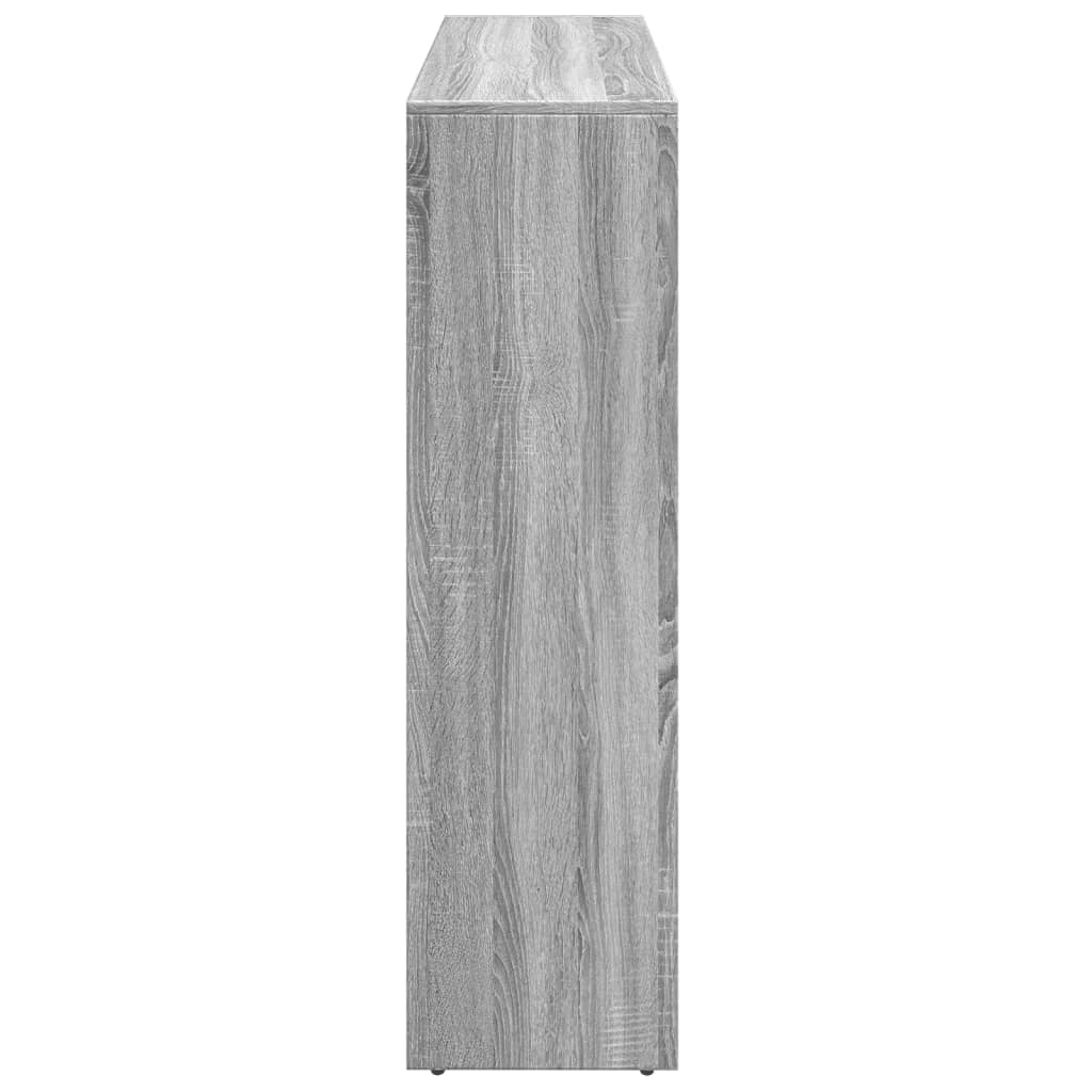 Pregrada/regal za knjige 3razina sonoma 137,5x29x103,5cm drveni